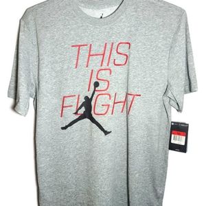 Men's Jordan "This is Flight" Cotton T-Shirt Nike Dri-fit Size Large 638172 064